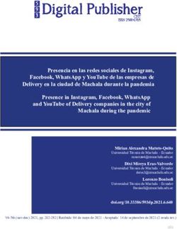 PRESENCIA EN LAS REDES SOCIALES DE INSTAGRAM, FACEBOOK, WHATSAPP Y YOUTUBE DE LAS EMPRESAS DE DELIVERY EN LA CIUDAD DE MACHALA DURANTE LA PANDEMIA ...