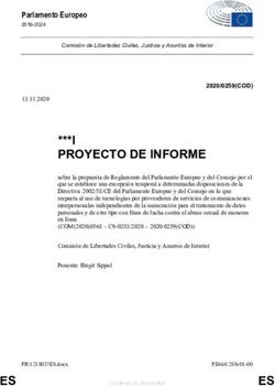 I PROYECTO DE INFORME - Parlamento Europeo