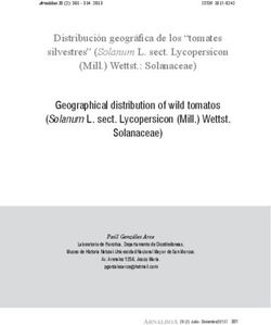 Distribuci&oacute;n geogr&aacute;fica de los "tomates silvestres" (Solanum L. sect. Lycopersicon (Mill.) Wettst.: Solanaceae)