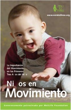 Movimiento Ni&ntilde;os en La Importancia del Movimiento en los Primeros Tres A&ntilde;os del Ni&ntilde;o