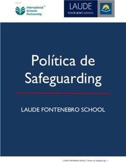 Pol&iacute;tica de Safeguarding - LAUDE FONTENEBRO SCHOOL