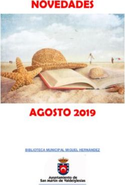 NOVEDADES - AGOSTO 2019 - Ayuntamiento San Mart&iacute;n de ...