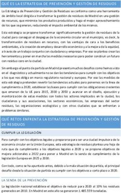 QU&Eacute; ES LA ESTRATEGIA DE PREVENCI&Oacute;N Y GESTI&Oacute;N DE RESIDUOS - Diario de Madrid