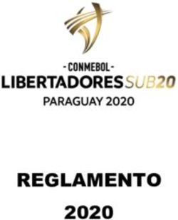 REGLAMENTO 2020 - CONMEBOL