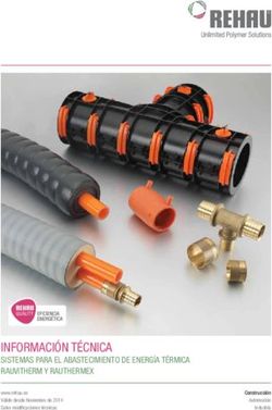 INFORMACIÓN TÉCNICA SISTEMAS PARA EL ABASTECIMIENTO DE ENERGÍA TÉRMICA RAUVITHERM Y RAUTHERMEX - Rehau