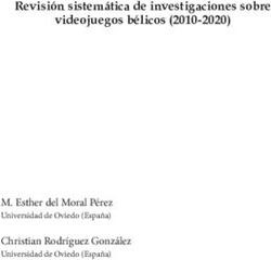 Revisi&oacute;n sistem&aacute;tica de investigaciones sobre videojuegos b&eacute;licos (2010-2020) - M. Esther del Moral P&eacute;rez