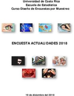 ENCUESTA ACTUALIDADES 2018 - Universidad de Costa Rica Escuela de Estadística Curso Diseño de Encuestas por Muestreo