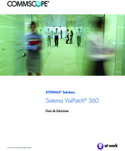 Sistema VisiPatch 360 - SYSTIMAX Solutions Guía de Soluciones
