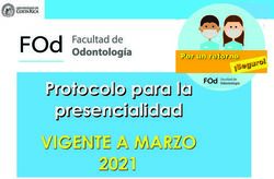 VIGENTE A MARZO 2021 - Protocolo para la presencialidad Por un retorno