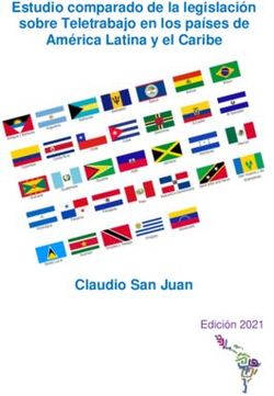 Estudio comparado de la legislación sobre Teletrabajo en los países de América Latina y el Caribe - Claudio San Juan Edición 2021