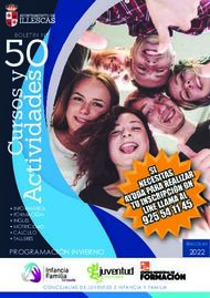 BOLETÍN Nº 50 - juventud PROGRAMACIÓNINVIERNO 2022