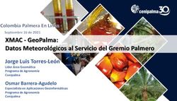 XMAC - GeoPalma: Datos Meteorol&oacute;gicos al Servicio del Gremio Palmero - Jorge Luis Torres-Le&oacute;n - Fedepalma