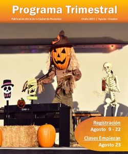 Registraci&oacute;n Agosto 9 - 22 Clases Empiezan - 22 Clases Empiezan Agosto 23