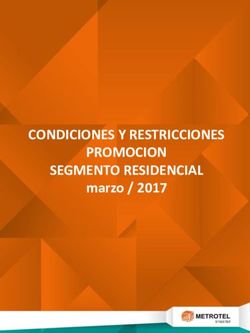 CONDICIONES Y RESTRICCIONES PROMOCION SEGMENTO RESIDENCIAL - marzo / 2017 - Barranquilla