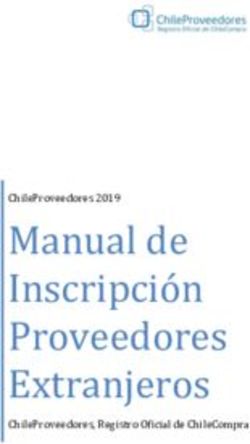 Manual de Inscripción Proveedores Extranjeros - Chileproveedores