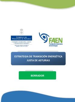 ESTRATEGIA DE TRANSICIÓN ENERGÉTICA JUSTA DE ASTURIAS BORRADOR