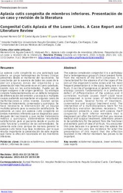 Aplasia cutis cong&eacute;nita de miembros inferiores. Presentaci&oacute;n de un caso y revisi&oacute;n de la literatura Congenital Cutis Aplasia of the Lower Limbs. A ...