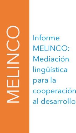 O Informe MELINCO: Mediaci&oacute;n ling&uuml;&iacute;stica para la cooperaci&oacute;n al desarrollo