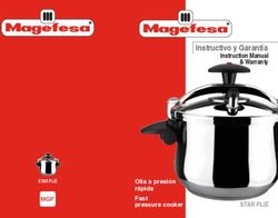 Instructivo y Garantía - Instruction Manual & Warranty - Olla a presión rápida Fast pressure cooker - Magefesa