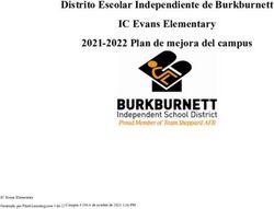 Distrito Escolar Independiente de Burkburnett IC Evans Elementary 2021-2022 Plan de mejora del campus - Spanish