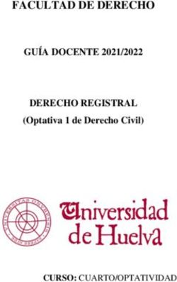 FACULTAD DE DERECHO GU&Iacute;A DOCENTE 2021/2022 DERECHO REGISTRAL - (Optativa 1 de Derecho Civil)