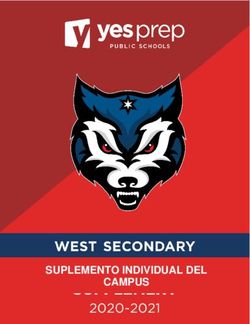 SUPLEMENTO INDIVIDUAL DEL CAMPUS - COMPLEMENTO INDIVIDUAL DEL CAMPUS