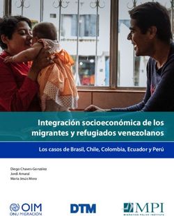 Integración socioeconómica de los migrantes y refugiados venezolanos - Los casos de Brasil, Chile, Colombia, Ecuador y Perú