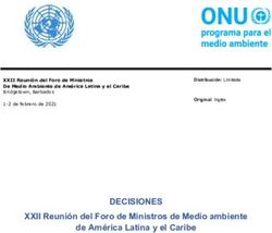 DECISIONES XXII Reunión del Foro de Ministros de Medio ambiente de América Latina y el Caribe