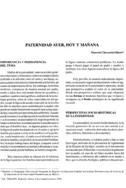 PATERNIDAD AYER, HOY Y MANANA