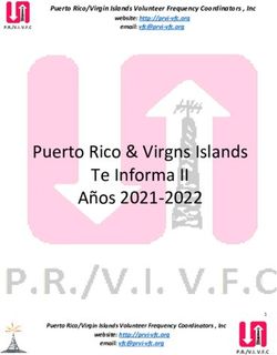 Puerto Rico & Virgns Islands Te Informa II A&ntilde;os 2021-2022