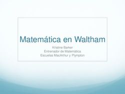 Matemática en Waltham - Kristine Barker Entrenador de Matemática Escuelas MacArthur y Plympton