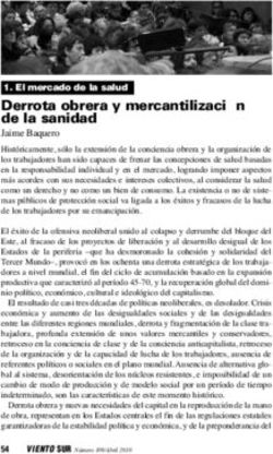 Derrota obrera y mercantilizaci&oacute;n de la sanidad