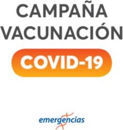 CAMPAÑA VACUNACIÓN COVID-19 - Emergencias