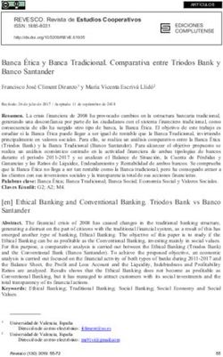 Banca &Eacute;tica y Banca Tradicional. Comparativa entre Triodos Bank y Banco Santander
