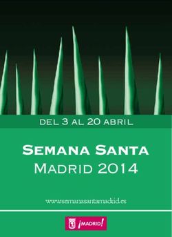 Semana Santa Madrid 2014 - del 3 al 20 abril