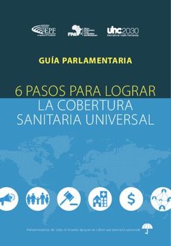 6 PASOS PARA LOGRAR LA COBERTURA SANITARIA UNIVERSAL - GU&Iacute;A PARLAMENTARIA - UHC2030
