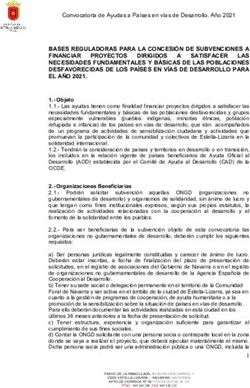 BASES REGULADORAS PARA LA CONCESIÓN DE SUBVENCIONES A FINANCIAR LAS NECESIDADES FUNDAMENTALES Y BÁSICAS DE LAS POBLACIONES DESFAVORECIDAS DE LOS ...