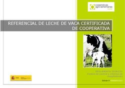REFERENCIAL DE LECHE DE VACA CERTIFICADA DE COOPERATIVA - REGLAMENTO TÉCNICO: Puntos de control y criterios de cumplimiento