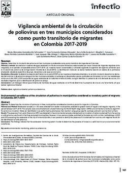 Vigilancia ambiental de la circulaci&oacute;n como punto transitorio de migrantes en Colombia 2017-2019 - Infectio