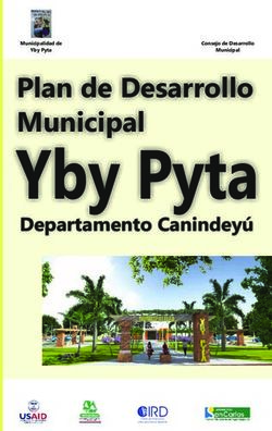 Yby Pyta Plan de Desarrollo - Departamento Canindeyú - Fundación CIRD