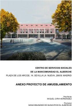 ANEXO PROYECTO DE AMUEBLAMIENTO - CENTRO DE SERVICIOS SOCIALES DE LA MANCOMUNIDAD EL ALBERCHE PLAZA DE LOS ARCOS, 14. SEVILLA LA NUEVA, 28609. MADRID