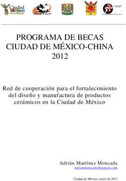 PROGRAMA DE BECAS CIUDAD DE M&Eacute;XICO-CHINA - 2012 Red de cooperaci&oacute;n para el fortalecimiento del dise&ntilde;o y manufactura de productos cer&aacute;micos en la ...