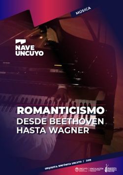 ROMANTICISMO DESDE BEETHOVEN HASTA WAGNER - M Ú - UNCuyo