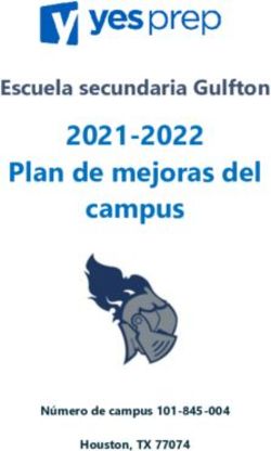 Plan de mejoras del campus - 2021-2022 Escuela secundaria Gulfton - N&uacute;mero de campus