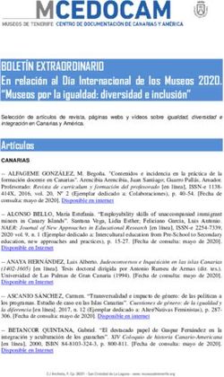 BOLET&Iacute;N EXTRAORDINARIO - En relaci&oacute;n al D&iacute;a Internacional de los Museos 2020. "Museos por la igualdad: diversidad e inclusi&oacute;n" - Museos de Tenerife