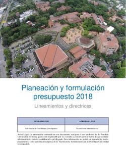 Planeación y formulación presupuesto 2018 - Universidad ...