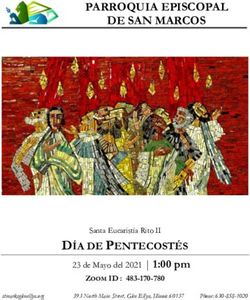 PARROQUIA EPISCOPAL DE SAN MARCOS - D&Iacute;A DE PENTECOST&Eacute;S 23 de Mayo del 2021 | 1:00 pm - St. Mark's Episcopal Church