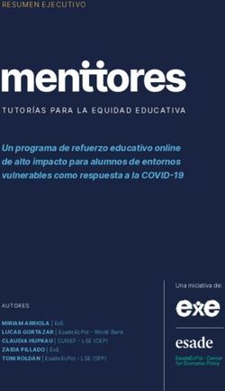 Un programa de refuerzo educativo online de alto impacto para alumnos de entornos vulnerables como respuesta a la COVID-19 - Magisnet