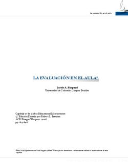 LA EVALUACI&Oacute;N EN EL AULA* - Lorrie A. Shepard