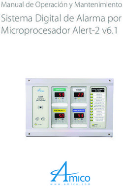 Sistema Digital de Alarma por Microprocesador Alert-2 v6.1 - Manual de Operación y Mantenimiento